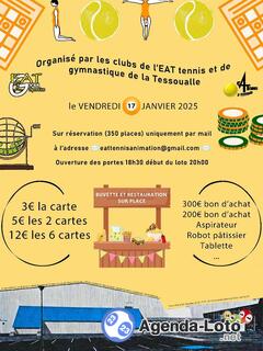 Photo du loto Loto des clubs de l'EAT Tennis et de Gym de la Tessoualle