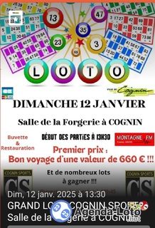 Photo du loto Loto. cognin sports football