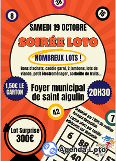 Photo du loto Loto collège Bernard Roussillon