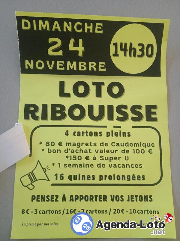 Loto comité des fêtes