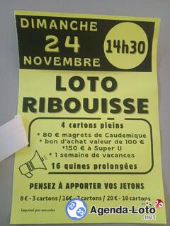 Photo du loto Loto comité des fêtes