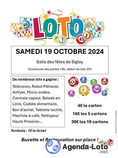 Photo du loto Loto - Comité des Fêtes de Sigloy