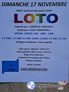 Photo du loto loto ' comite de jumelage' animé par COCO ANIMATION