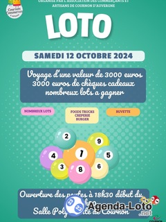 Photo du loto Loto des Commerçants et Artisans de Cournon