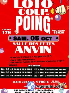 Photo du loto Loto coup de poing