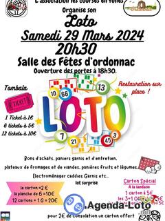 Photo du loto Loto des courses en folies