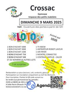 Photo du loto Loto de Crossac animé par Louis Caudard