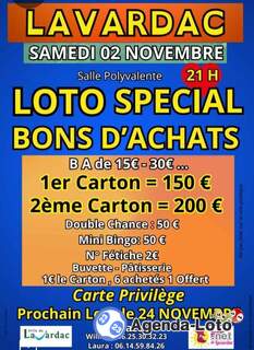 Photo du loto Loto dance country lavardac