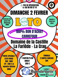 Photo du loto Loto domaine de la Castille