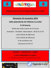 Photo du loto Loto don du sang villaines la juhel