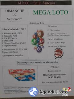 Photo du loto Loto du 2 Lays Judo Chantonnay