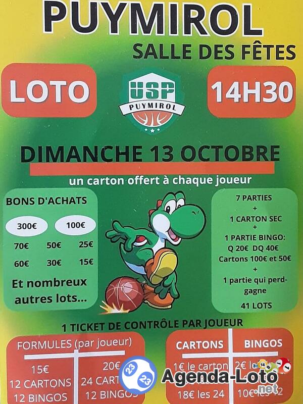 Loto du basket 14h30