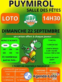 Photo du loto Loto du basket 14h30