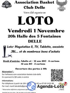 Photo du loto Loto du basket