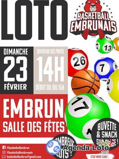 Photo du loto Loto du basket ball embrunais