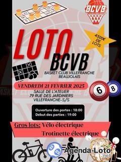 Photo du loto LOTO du Basket Club de Villefranche