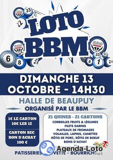 Photo du loto Loto du BBM basketball