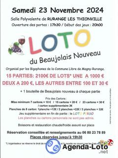 Photo du loto Loto du Beaujolais Nouveau