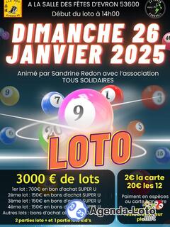 Photo du loto Loto du CA EVRON judo et handball