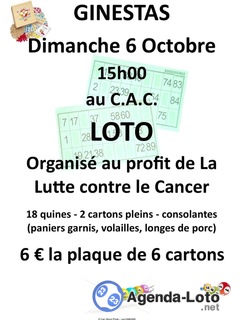 Photo du loto Loto du cancer