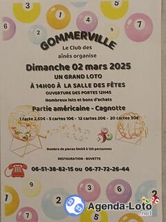 Photo du loto LOTO du Club des Aînés de Gommerville