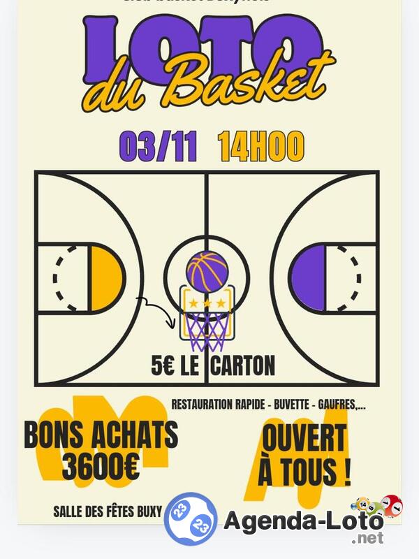 Loto du club de basket