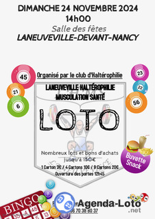 Photo du loto Loto du club d’haltérophilie musculation de laneuveville