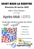 Photo Loto du club La Joie de Vivre. à Saint-Mars-la-Réorthe