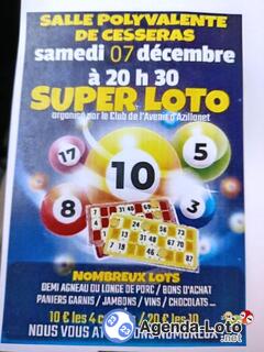 Photo du loto Loto du club de l 'avenir , d' Azillanet. (34210).