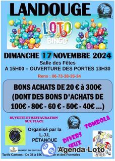 Photo du loto Loto du club ' LJL pétanque limoges'