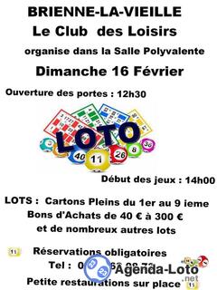 Photo du loto Loto du club des loisirs