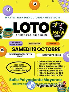 Photo du loto Loto du club de may'n handball