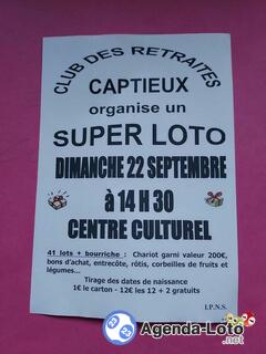 Photo du loto (Loto du Club des Retraités)