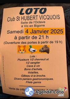 Photo du loto Loto du Club St Hubert Vicquois