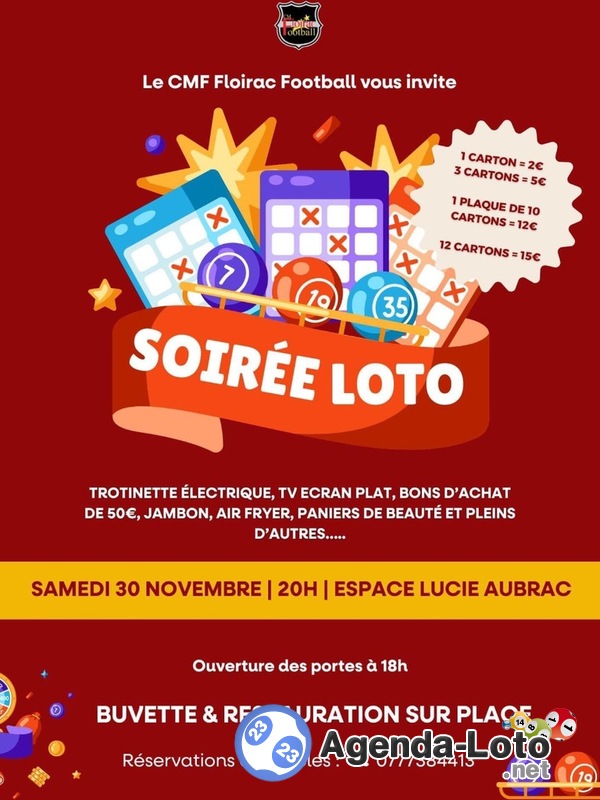 Loto du CM Floirac Football