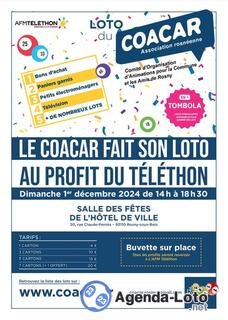 Photo du loto Loto du COACAR au profit du téléthon