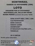 Photo Loto du cochonnet montmiraillais à Montmirail