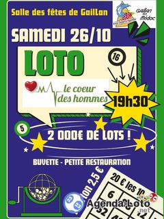 Photo du loto Loto du Coeur des Hommes