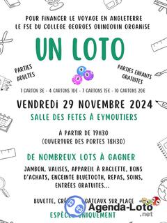 Photo du loto Loto du collège