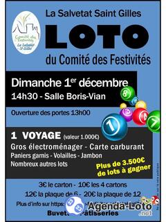 Photo du loto Loto du Comité des festivités