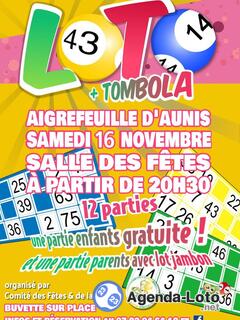 Photo du loto Loto du comite des fetes