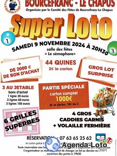 Photo du loto loto du comité des fêtes