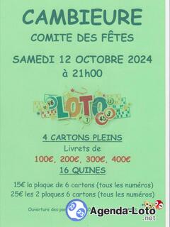 Photo du loto Loto du Comité des fêtes