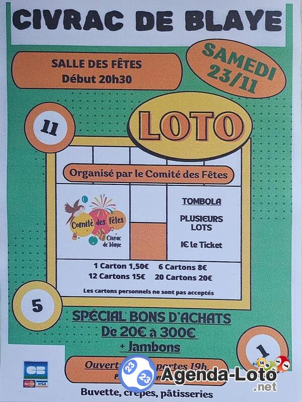 Loto du Comité des Fêtes