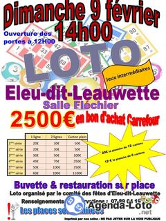 Photo du loto Loto du comité des fêtes