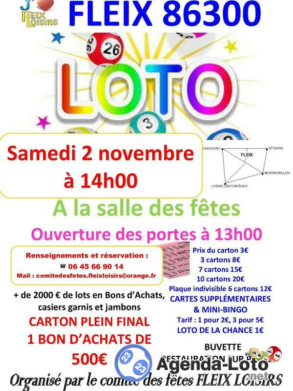 Loto du comité des fêtes