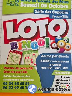 Photo du loto Loto du comité des fêtes