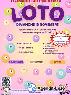 Photo du loto Loto du Comité des Fêtes