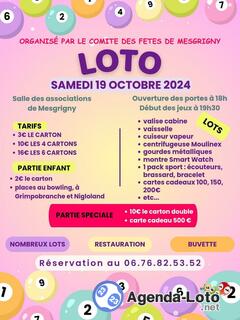 Photo du loto loto du comité des fêtes