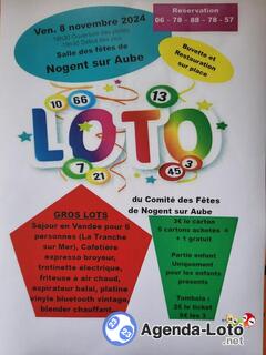 Photo du loto Loto du Comité des fêtes